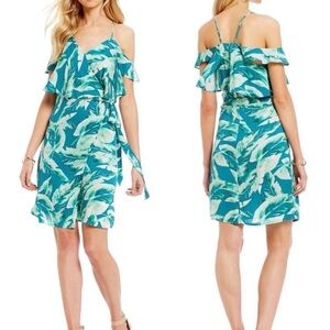 NWT - Gianni Bini  “Amy Dress” Tropical  Wrap Dress Size M